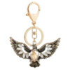 oly-d2cadf771648ed6b4642c0fc8c3dc596 Wholesale creative Opal eagle wing retro key chain car key chain accessories decoration key pendant
