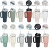 Wholesale  40oz Stainless Steel Ice Cup with Straw Portable Car Cup Large Capacity Thermal Insulation Cup