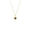 oly-d2ec661243bdae50bea86549c85519be Wholesale Titanium steel gold heart necklace stainless small non-fading ins temperament wear cold wind neutral