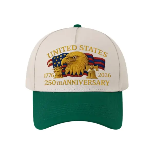 Wholesale American Flag Women's Breathable Baseball Cap In Dyed Black With Printing, Perfect For America's 250th Anniversary