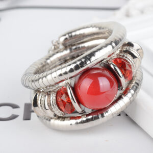Red multi-layer bracelet