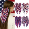 Wholesale American Flag Hairpin For Women In Red Cloth, Perfect For Independence Day Celebrations