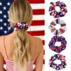 Wholesale American Flag Hair Tie Made Of Cloth, Multicolor Hair Accessory For Independence Day And Summer