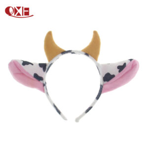 Wholesale Easter adult children's masquerade performance props animal headband cartoon headdress cow horn headband