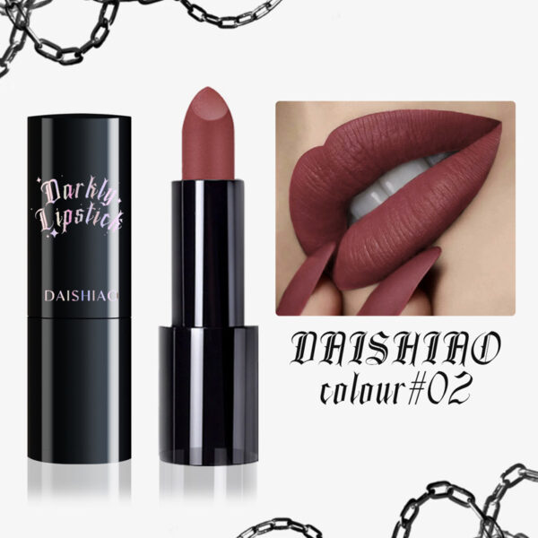 Wholesale Halloween Spot Mouth Black Lipstick Waterproof Long-Lasting Matte Lipstick Makeup Lip Gloss