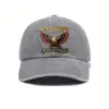 Wholesale Men's Retro Baseball Cap With Curved Brim Featuring Breathable Printing Design