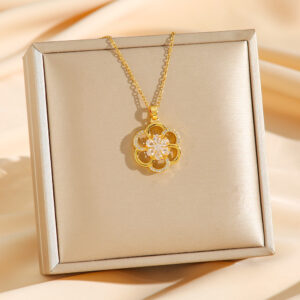 8219 golden five-ring flower
