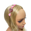 Wholesale Valentine's Day Set Headwear Hairpin Tanabata Festival Resin Love Dress-up Hairband Pink Five-pointed Star Hairpin