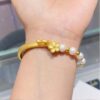oly-d3f00b1c9afcf54fcfd217202193aa07 Wholesale Internet Celebrity TikTok Same Style Pearl Blossom Orchid Peach Blossom Half Bracelet Niche Design Bracelet for Girlfriend