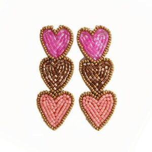 Love rice beads-red coffee powder