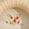 Wholesale New Fashion Sweet Cute Retro Fruit Cake Shape Exquisite Vacation Style Simple Copper Pendant Necklace Collarbone Chain For Women