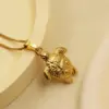 Wholesale 201 Stainless Steel Turtle Beach Modern Style Artistic Cable Chain Pendant Necklace