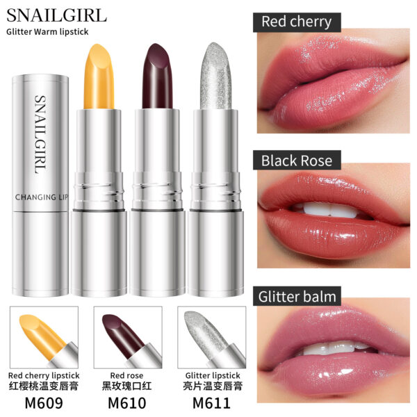 Wholesale Lipstick Care Moisturizing Color Changing Lipstick Moisturizing Lip Temperature Changing Lip Balm Lipstick