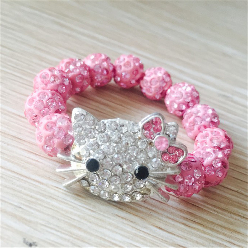 Wholesale Factory wholesale children's cake prize gift girl children's candy kitty cat jewelry bracelet