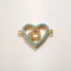 Wholesale Heart Pendant Necklace Earrings Bracelet Hanging Decoration Star Sequin Design American Flag Celebration Jewelry
