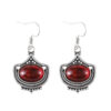 Wholesale Retro Western Style Ruby Earrings National Style Bohemian Personality Jewelry Earrings Gift