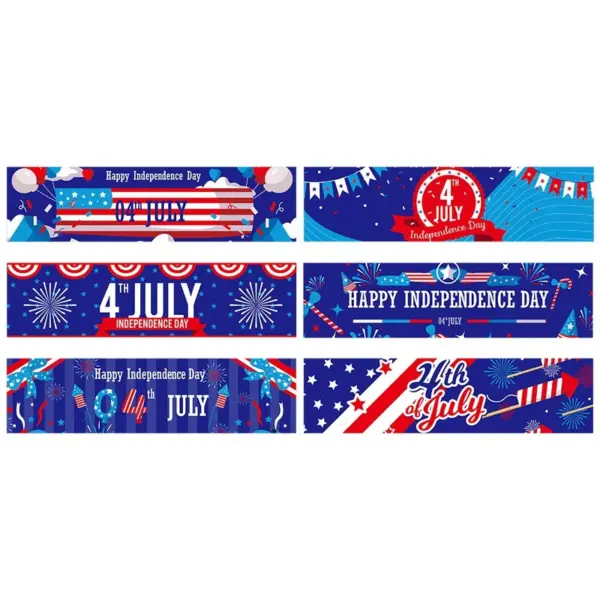 Wholesale Independence Day Paper Gift Stickers For Party Decorations, Perfect For Event & Party Supplies