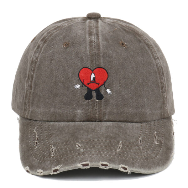 oly-d4d2daf21a4b138e7cc4e205970472e0 Wholesale bad rabbit embroidery baseball cap say singing hole soft top red baseball cap