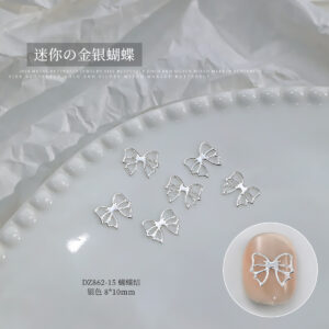 Silver hollow bow (dz862-15)