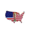 Wholesale American Flag Pin In Zinc Alloy With Enamel Finish, Perfect For Football World Cup