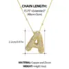 Wholesale Jewelry Simple Style Letter 304 Stainless Steel Pendant Necklace