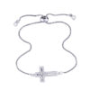 oly-d536e137f4953b86a8bb89abc83d1856 Wholesale Copper-set zircon cross bracelet with micro-pave zircon jewelry; waterproof and hypoallergenic.