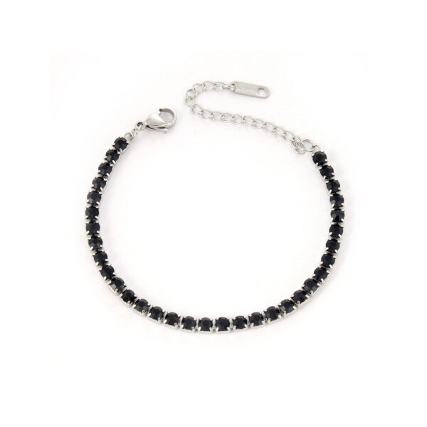 Wholesale stainless steel diamond bracelet cold wind multi-row full of diamond micro-inlaid zircon jewelry men's and women's hand