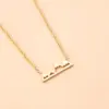 Wholesale Jewelry Simple Style Mountain 304 Stainless Steel Gold Plated Hollow Out Stainless Steel Necklaces