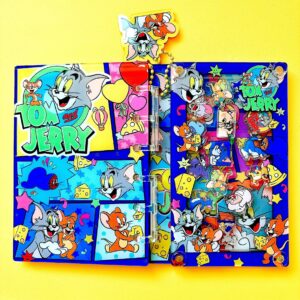 A7-cat and mouse shaker book (full set with inner pages and pieces)