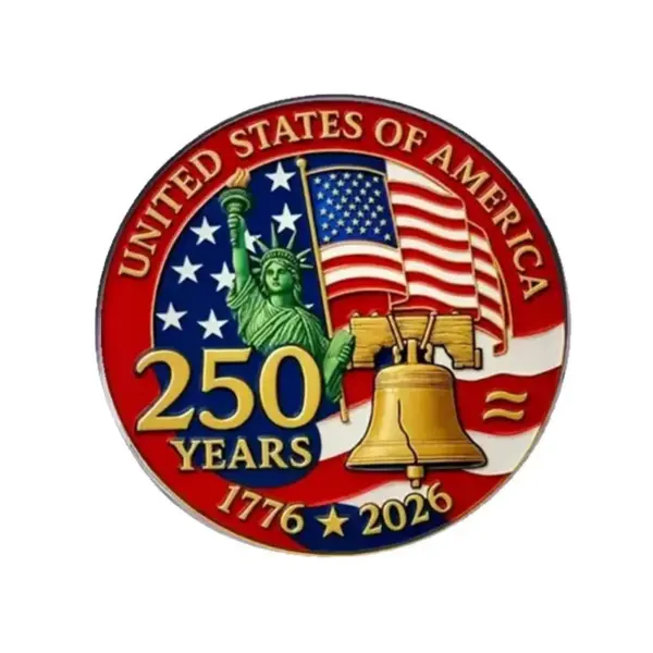 Wholesale United States Flag Brooch Pin Handmade In 304 Stainless Steel, Perfect For American National Day