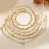 Wholesale Niche High-end Jewelry 18K Gold Plated 304 Stainless Steel Vacuum Electroplated Rhinestone Geometric Heart Zircon Waterproof Non-fading Bracelet For Women