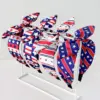 Wholesale Red Cloth Bow Tie Hair Band For Women, Perfect Hair Accessory For Independence Day