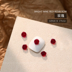 [frosted style] wine red rose
