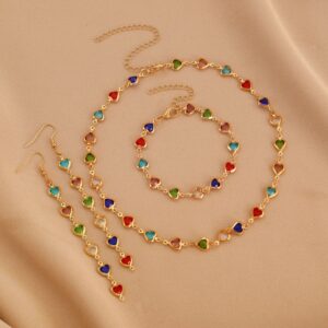 Kc gold earrings, bracelets and necklaces 3 pieces