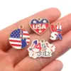 Wholesale Pentagram Pendant Jewelry Accessory In Alloy Featuring Enamel Craft, Perfect For Independence Day And Commute Style