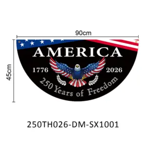 45*90CM Fan-shaped Flag / 250TH026-DM-SX1001