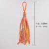 Wholesale Bohemian Style Long Tassel Key Chain Mountaineering Buckle All-match Women's Bag Decorative Pendant Car Pendant