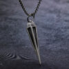 oly-d5f22121b2423a62c0674a84a02b228e Wholesale retro trend triangular cone shape stainless steel pendant