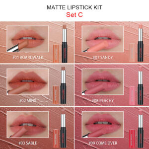 6 Pack Matte Lipstick SET-C