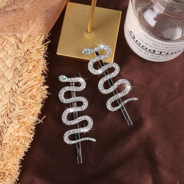 Wholesale high-end temperament side hairpin series ins trendy Internet-famous light luxury full diamond duck bill clip top clip hair accessories