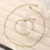 Wholesale Ion Plating (IP) Real Gold Plated 18K Gold Round 304 Stainless Steel IG Style Elegant French Style Waterproof Non Tarnish Jewelry Set