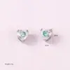 Wholesale 1 Pair Simple Style Commute Heart Shape Copper Ear Studs