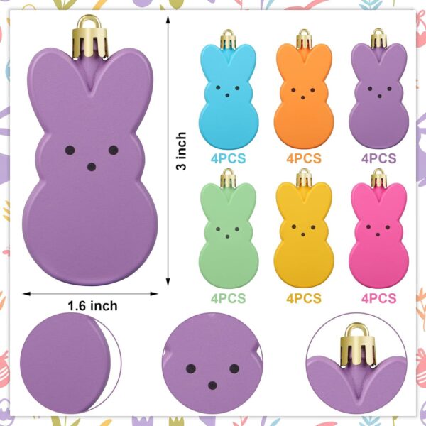 oly-d6a1073c7ad84988fb04c53bd4a71a85 Wholesale Easter bunny decorative hanging Christmas ball decorative ball pendant printing painted matte color ball 6
