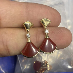 S018-gold + red agate