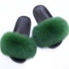 oly-d6da9b1d6e0c0ad510e8e55d75fab780 Wholesale Fashion Fox Fur Slippers for Women, Korean Style Outdoor Slip-On Home Fur Slippers, Fluffy