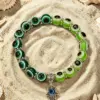 Wholesale Bohemian Palm Resin Bracelet With Waterproof Non Tarnish Multicolor Cord In Chain, Unisex Style