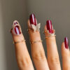 Wholesale inlaid zircon nail ring female personality temperament wearable detachable nail ring