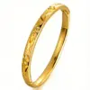 Wholesale Heart Shape Gold Bangle For Women, Simple Style Waterproof Non Tarnish 304 Stainless Steel With Rhinestones Inlay
