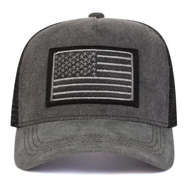 oly-d70d1d9a85bd15c0ae5f0a718a183112 Wholesale American Flag Women's Casual Outdoor Baseball Cap With Curved Brim, Polyester Material Featuring Embroidery