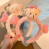 Wholesale Cute Three-Dimensional Love Bear Hair Band Cyber Celebrity Plush Bear Ear Wash Face Hair Band Hair Band Hair Accessories Women